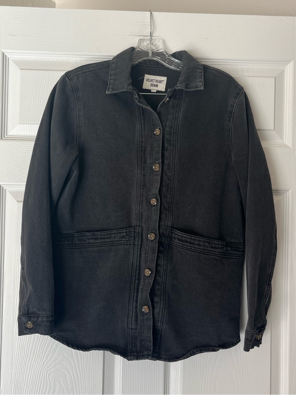 Velvet Heart Black Denim Jacket